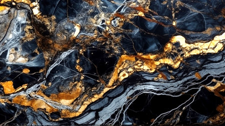 detailed marble stone background graphite gold and silverの素材