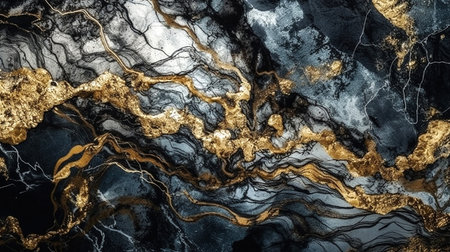 detailed marble stone background graphite gold and silverの素材