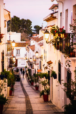 picturesque village of  Mijas. Costa del Sol, Andalusia, Spainの写真素材