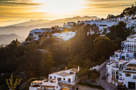 picturesque village of  Mijas. Costa del Sol, Andalusia, Spainの写真素材