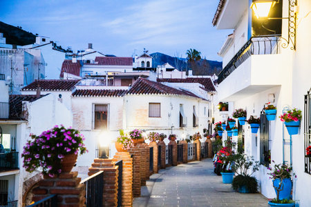 picturesque village of  Mijas. Costa del Sol, Andalusia, Spainの写真素材