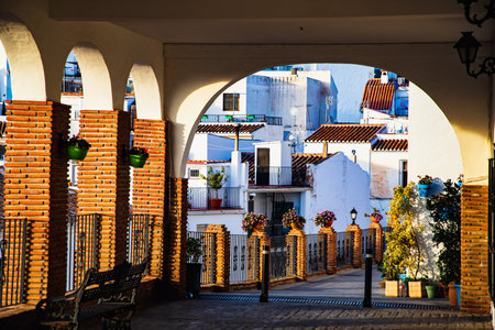 picturesque village of  Mijas. Costa del Sol, Andalusia, Spainの写真素材