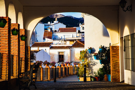 picturesque village of  Mijas. Costa del Sol, Andalusia, Spainの写真素材