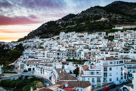 picturesque village of  Mijas. Costa del Sol, Andalusia, Spainの写真素材