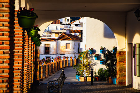 picturesque village of  Mijas. Costa del Sol, Andalusia, Spainの写真素材