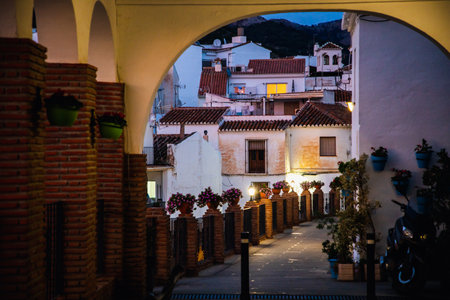 picturesque village of  Mijas. Costa del Sol, Andalusia, Spainの写真素材