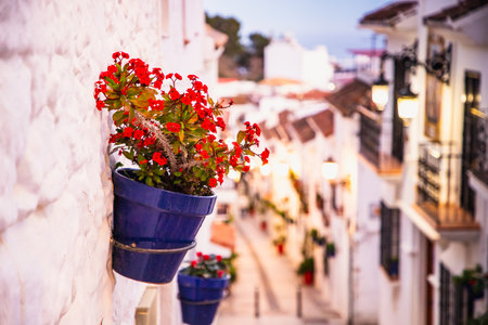 picturesque village of  Mijas. Costa del Sol, Andalusia, Spainの写真素材