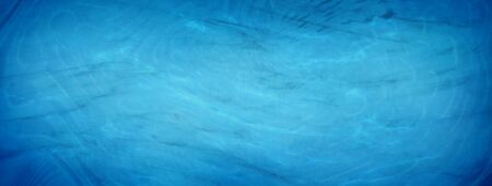 Elegant blue marbled texture horizontal empty background. Website background. Luxury antique card. Old blurred texture wallpaper. Vintage textured web banner header board. Copy spaceの写真素材