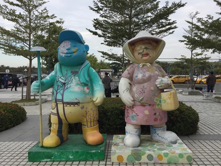 Farmer statuesの写真素材