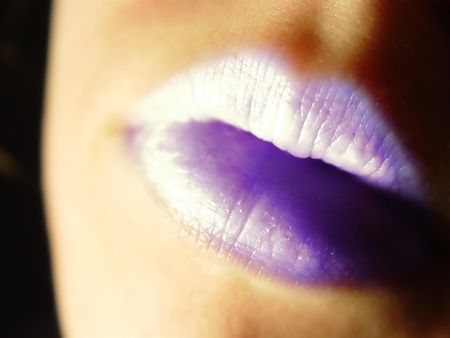 Closeups of Lipsの写真素材