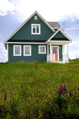 A Modern Home in a Rural Areaの写真素材