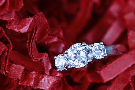 Engagement Ring taken closeup