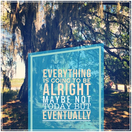 Inspirational Typographic Quoteの写真素材