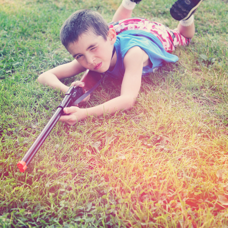 Three Children posing in Studio - Brothers and Sistersの写真素材