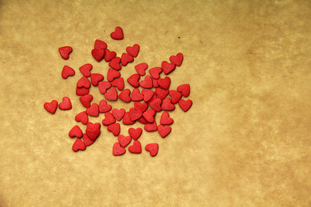 Background with heartsの写真素材