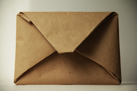 Brown recycled paaper close upの写真素材