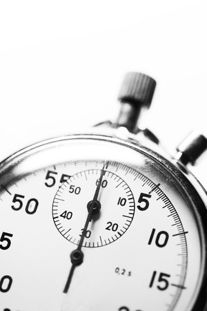 Stopwatch black and whiteの写真素材