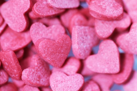 Hearts backgroundの写真素材