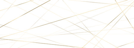Chaos pattern irregular abstract line with chaotic geometric gold and  straight stripe. Random messy...