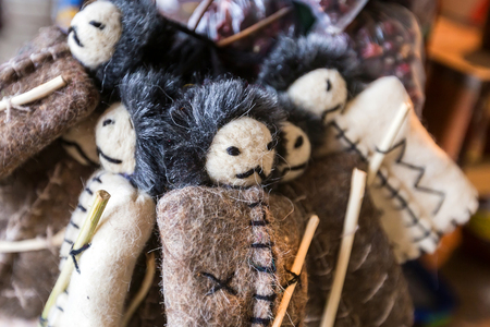 Traditional toys of Georgians as souvenirsの写真素材