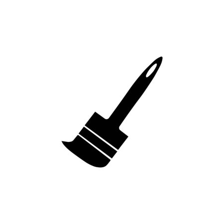 Paint brush black sign icon.のイラスト素材