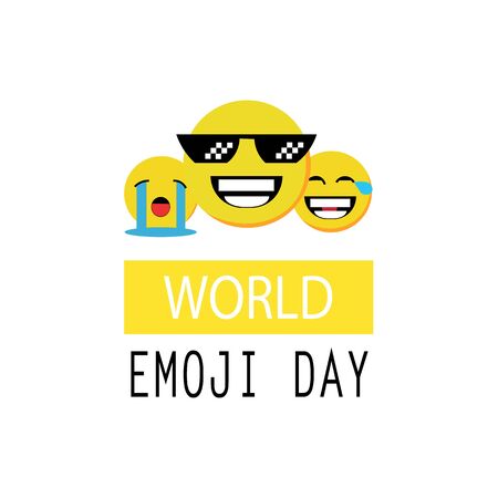 Emoji emoticon icon.のイラスト素材
