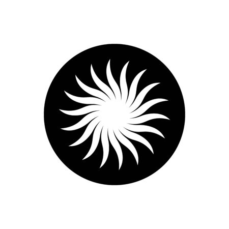 Circular Pattern Art Icon.のイラスト素材