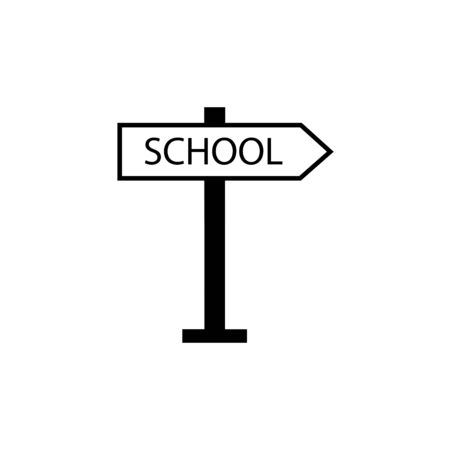school sign signal icon.のイラスト素材