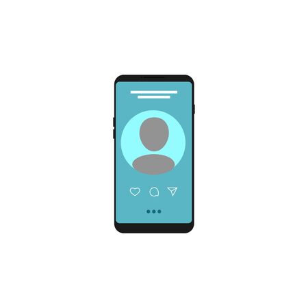 Phone icon and call sign. Vector illustrationのイラスト素材