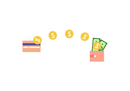 Icon transfers money, funds, finance. Vector illustration eps 10.のイラスト素材