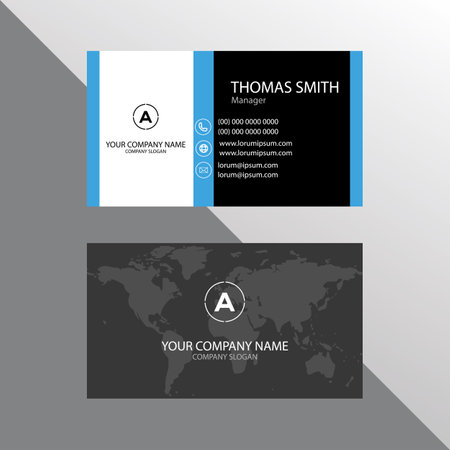 Banner icon colorful creative business card design. Vector illustration eps 10.のイラスト素材