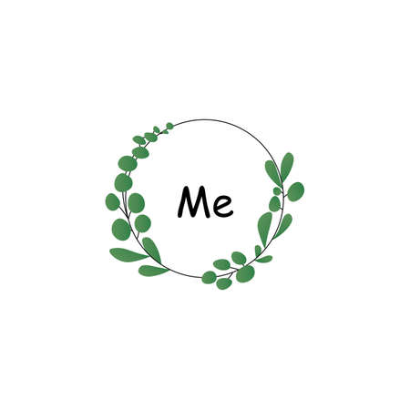 Me sign icon in frame. Vector illustrationのイラスト素材