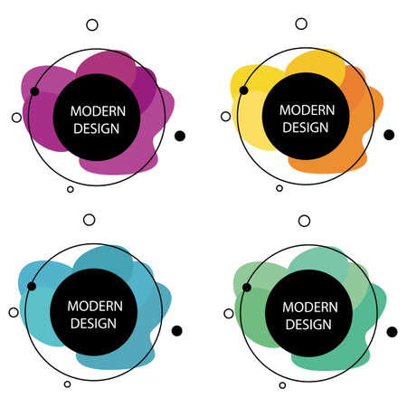 Abstract background, geometric shapes icon for lettering.のイラスト素材