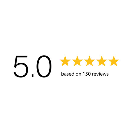 5 stars rating sign icon, rating 5. Vector illustration eps 10.