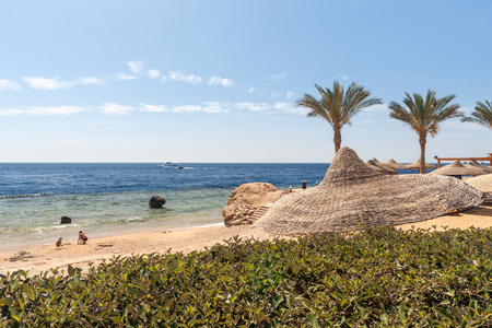 The beach at Sharm el Sheikh, Egypt
