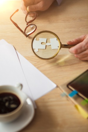 Building a business success. Concept for consulting, marketing, business, strategy and planning. The...