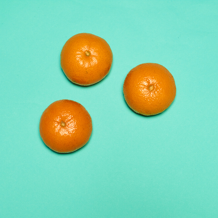 The fresh Tangerines closeupの写真素材