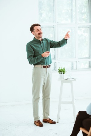 Speaker at Business Meeting in the conference hall.の写真素材