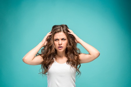 The portrait of disaffected woman