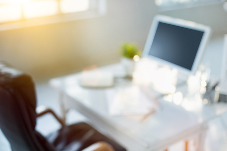 The abstract Office Desktopの写真素材