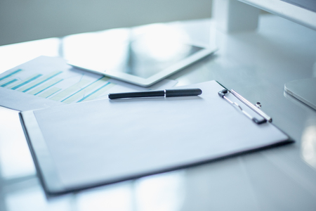 The abstract Office Desktopの写真素材