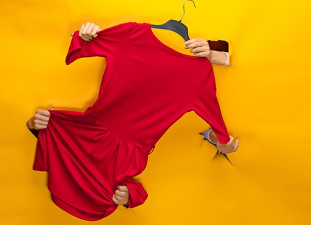 Textile, design, clothing, fashion concept.の写真素材