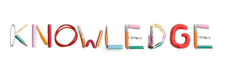 Concept of idea with colorful crumpled paperの写真素材