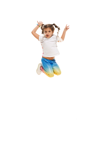 The kids dance school, ballet, hiphop, street, funky and modern dancersの写真素材