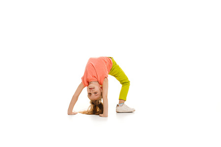 The kids dance school, ballet, hiphop, street, funky and modern dancersの写真素材