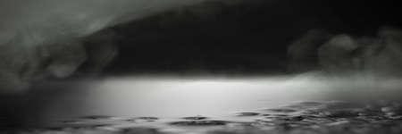 Colors. Synth wave and retro wave, vaporwave futuristic aesthetics. Glowing neon style. Horizontal wallpaper, background. Stylish flyer for ad, offer, bright colors and smoke neoned effect. Copyspace.の写真素材