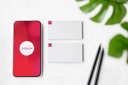 Devices or gadgets with copyspace for ad - mockup, digital concept. Office or co-working location...