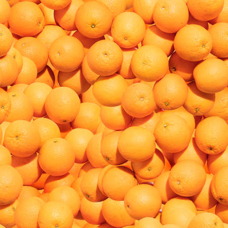 Pattern made from bunch of oranges. Top view, flat design. Healthy food.の写真素材