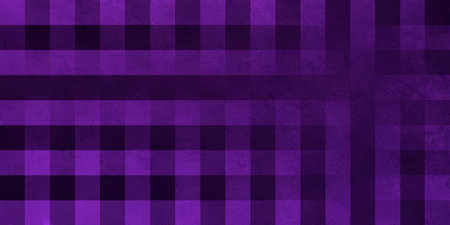Black purple checkered background. Wide angle rough stylized texture wallpaper with copy space for design.の写真素材