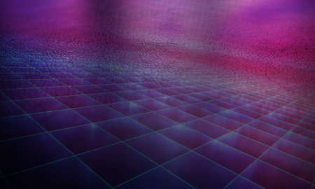 Mystical backgrounds for screen of your devices. Synth wave and retro wave, vaporwave futuristic aesthetics. Glowing neon style. Wallpaper, background.の写真素材